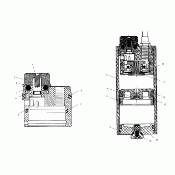 COMPRESSION DAMPING RESERVOIR - 099NX4CS (4954025402C005)