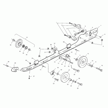 RAIL MOUNTING (SUSPENSION) - S00SP5CS (4954035403b009)