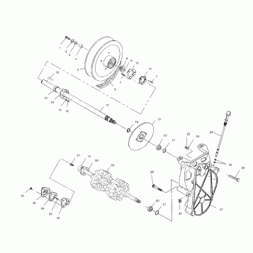 DRIVE TRAIN - S00SP6ES (4954045404b008)