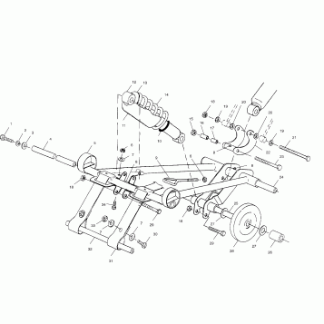FRONT TORQUE ARM - S00SP6ES (4954045404b011)