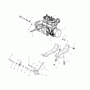 ENGINE MOUNTING - S00SP6ES (4954045404c006)
