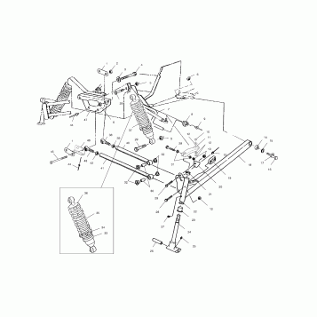 FRONT SUSPENSION - S00SD6DS (4954055405B001)