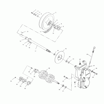 DRIVE TRAIN - S00SD6DS (4954055405B009)
