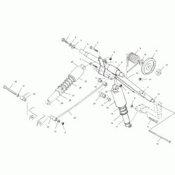 REAR TORQUE ARM - S00SD6DS (4954055405B014)