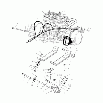 ENGINE MOUNTING - S00SD6DS (4954055405C005)