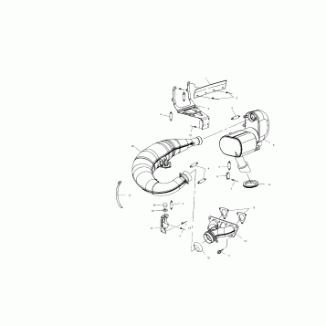 EXHAUST SYSTEM - S00SP7AS (4954075407c004)