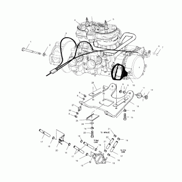 ENGINE MOUNTING - S00SP7AS (4954075407c007)
