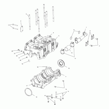 CRANKCASE - S00SP7AS (4954075407c008)