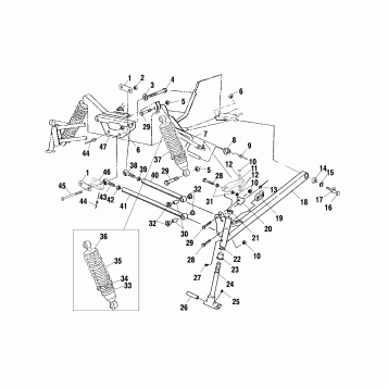 FRONT SUSPENSION - S00SD7AS (4954085408B001)