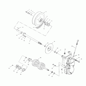 DRIVE TRAIN - S00SD7AS (4954085408B009)