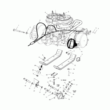 ENGINE MOUNTING - S00SD7AS (4954085408C005)