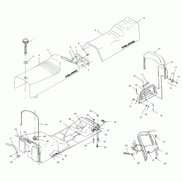 SEAT and GAS TANK - S00SS7AS (4954095409a007)