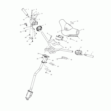 STEERING - HANDLEBAR - S00SS7AS (4954095409b008)