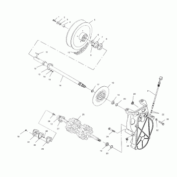 DRIVE TRAIN - S00SS7AS (4954095409b014)
