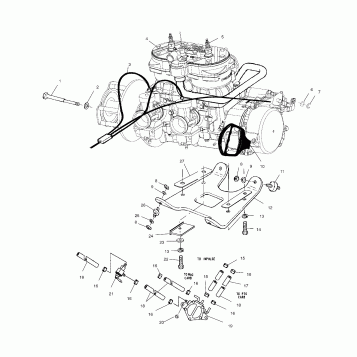 ENGINE MOUNTING - S00SS7AS (4954095409c008)