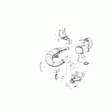 EXHAUST SYSTEM - S00SR7ASA (4954105410b014)