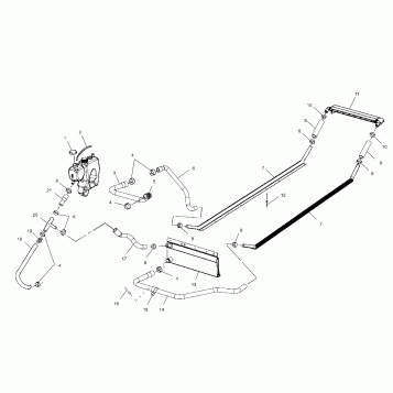 COOLING SYSTEM - S00SR8BS (4954115411B007)