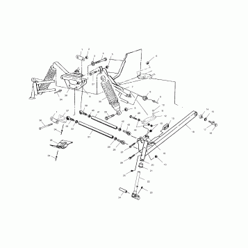 FRONT SUSPENSION - S00SR6DS (4954125412b001)