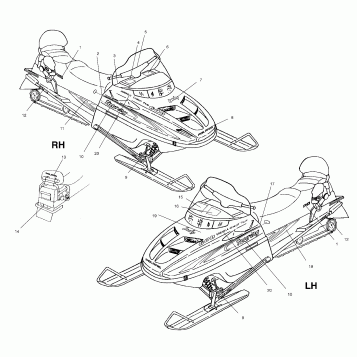 DECALS - S00ST6ES (4954135413A014)