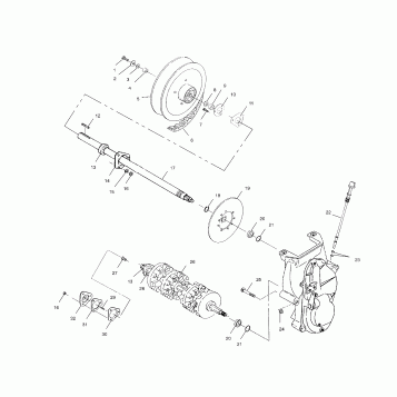 DRIVE TRAIN - S00ST6ES (4954135413B011)