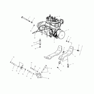 ENGINE MOUNTING - S00ST6ES (4954135413C007)