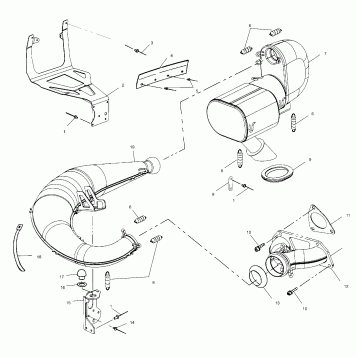 EXHAUST SYSTEM - S00ST6ES (4954135413C008)