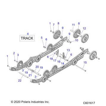 SUSPENSION, REAR - S25TLC8RS (C601617)