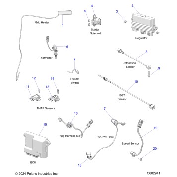 ELECTRICAL, COMPONENTS - S26TDV8MS (C602941)