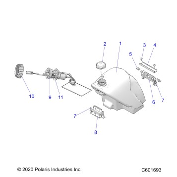 FUEL SYSTEM, FUEL TANK and FUEL PUMP - S26MDX6DSA (C601693)