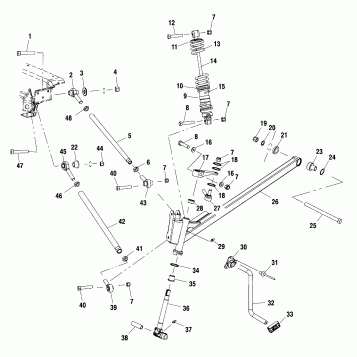 FRONT SUSPENSION - S00NX4FS (4956165616B001)