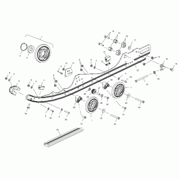 RAIL MOUNTING (SUSPENSION) - S00NX4FS (4956165616B009)