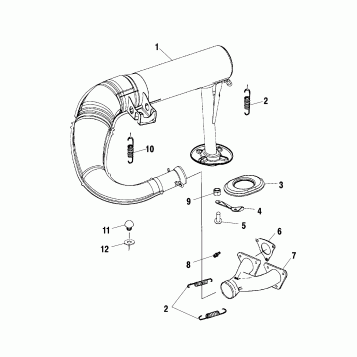 EXHAUST SYSTEM - S00NX4FS (4956165616C007)