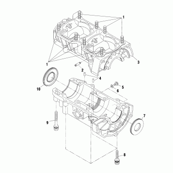 CRANKCASE - S00NX4FS (4956165616C008)