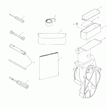 TOOL KIT / TOOL BOX - S00NX4FS (4956165616D003)