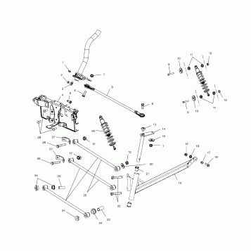 FRONT SUSPENSION and STEERING - S00WB1AS (4956195619A012)