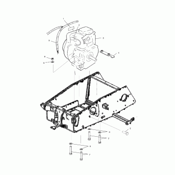 ENGINE MOUNTING - S00WB1AS (4956195619B003)