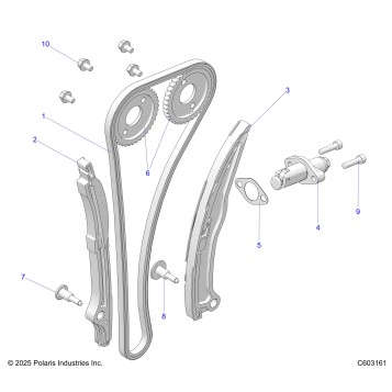 ENGINE, CAMCHAIN, SPROCKETS AND TENSIONER - S26TLF9FSL (C603161)