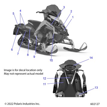 BODY, DECAL, BLACK SIDE PANEL W/BLACK ACCENT - S23TKV6RS (602127)