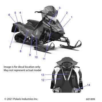 BODY, DECAL, BLACK SIDE PANEL W/MATTE TITANIUM ACCENT - S22TLP8RS (601899)