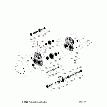 DRIVE TRAIN, GEARCASE INTERNALS - S23TKP9FS (602130)