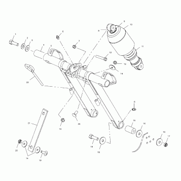 FRONT TORQUE ARM - S00NP6ES (4958115811B012)