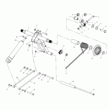 REAR TORQUE ARM - S00NP6ES (4958115811B013)