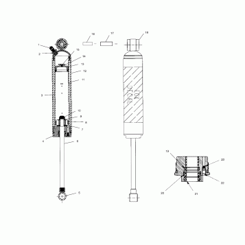 FOX SHOCK - REAR TRACK - S00NP6ES (4958115811C002)