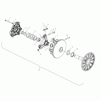 DRIVE CLUTCH - S00NP6ES (4958115811C003)