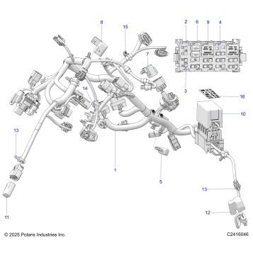 ELECTRICAL, WIRE HARNESS, MAIN - S26TDV8MS (C2416046)
