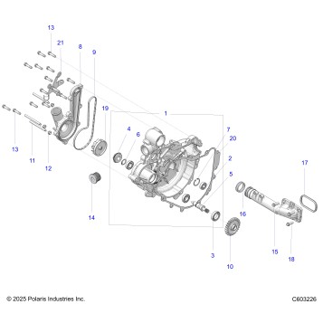 ENGINE, COOLING SYSTEM/WATER PUMP - S26TLF9FSL (C603226)