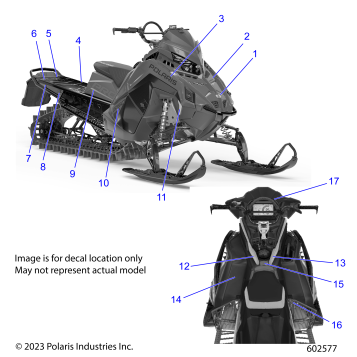 BODY, DECAL,  BLACK SIDE PANEL W/ SHADOW GRAY ACCENT - S24TFK8RS (602577)