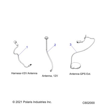 ELECTRICAL, GPS HARNESS AND ANTENNA - S24TFK6RS (C602000)