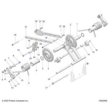 SUSPENSION, TORQUE ARM, REAR - S26TDZ8MS (C602859)
