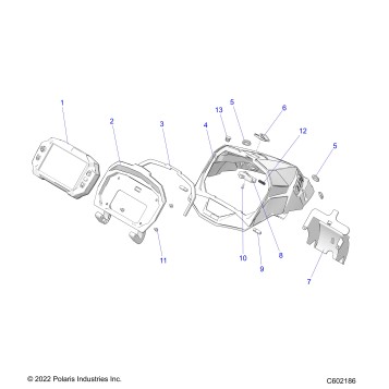 BODY, HOOD CAP ASM. 7
